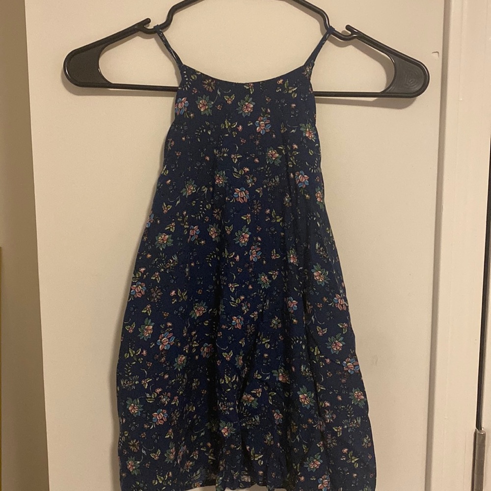 Floral halter top